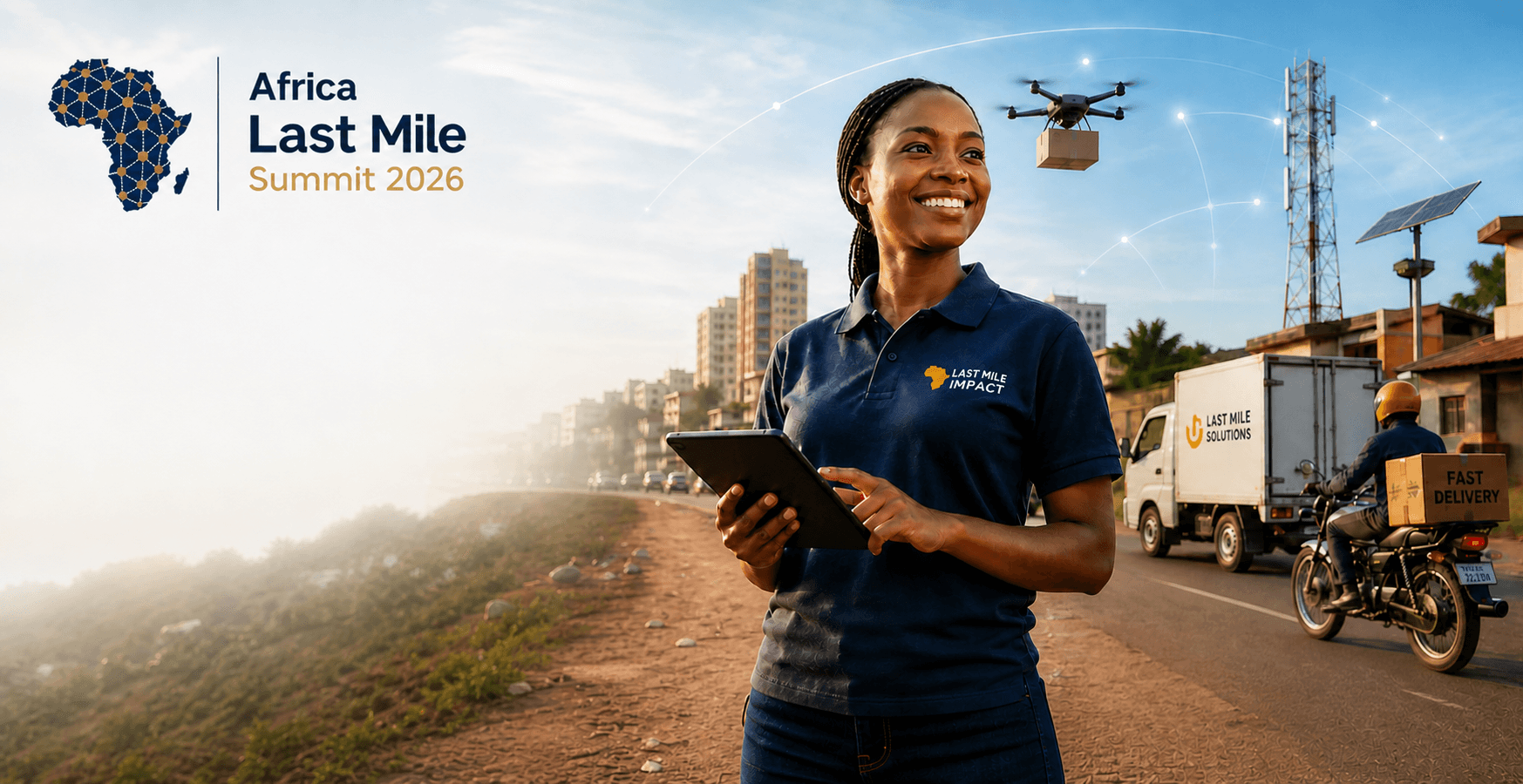 L'accès aux services en Afrique : drone, panneaux solaires, livraison, connectivité — Abidjan